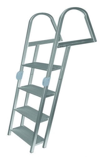 ERR 4 Step Folding Pontoon Dock Ladder